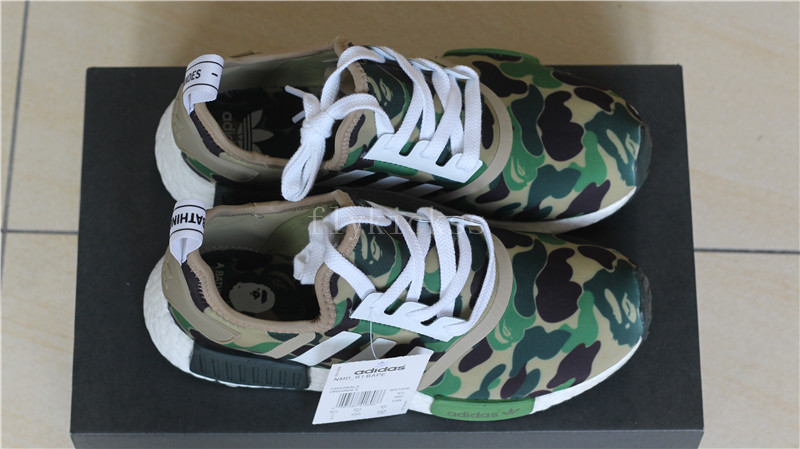 Top BAPE x Adidas NMD BAPE camo R1